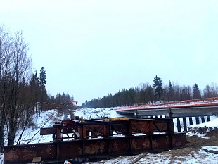 Капитальный ремонт автомобильной дороги Архангельск (от дер. Рикасиха) – Онега (до дер. Кянда), км 33+035, мостовой переход через реку Солза в Приморском районе