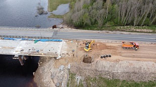 Капитальный ремонт моста через реку Обокша
