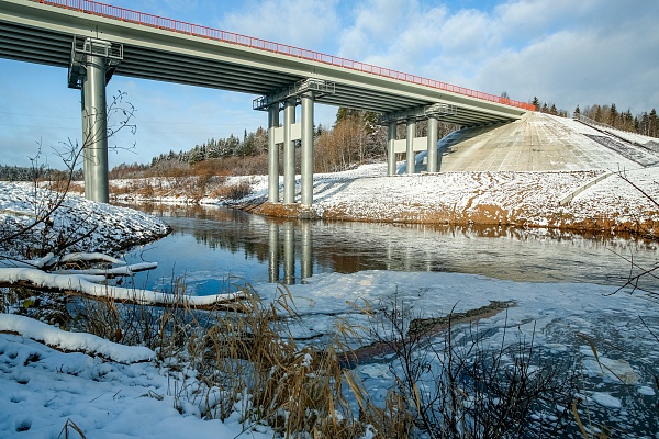 2 сентября открытие моста через реку Обокша. Ввод объекта в эксплуатацию
