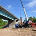 Капитальный ремонт моста через реку Вель.